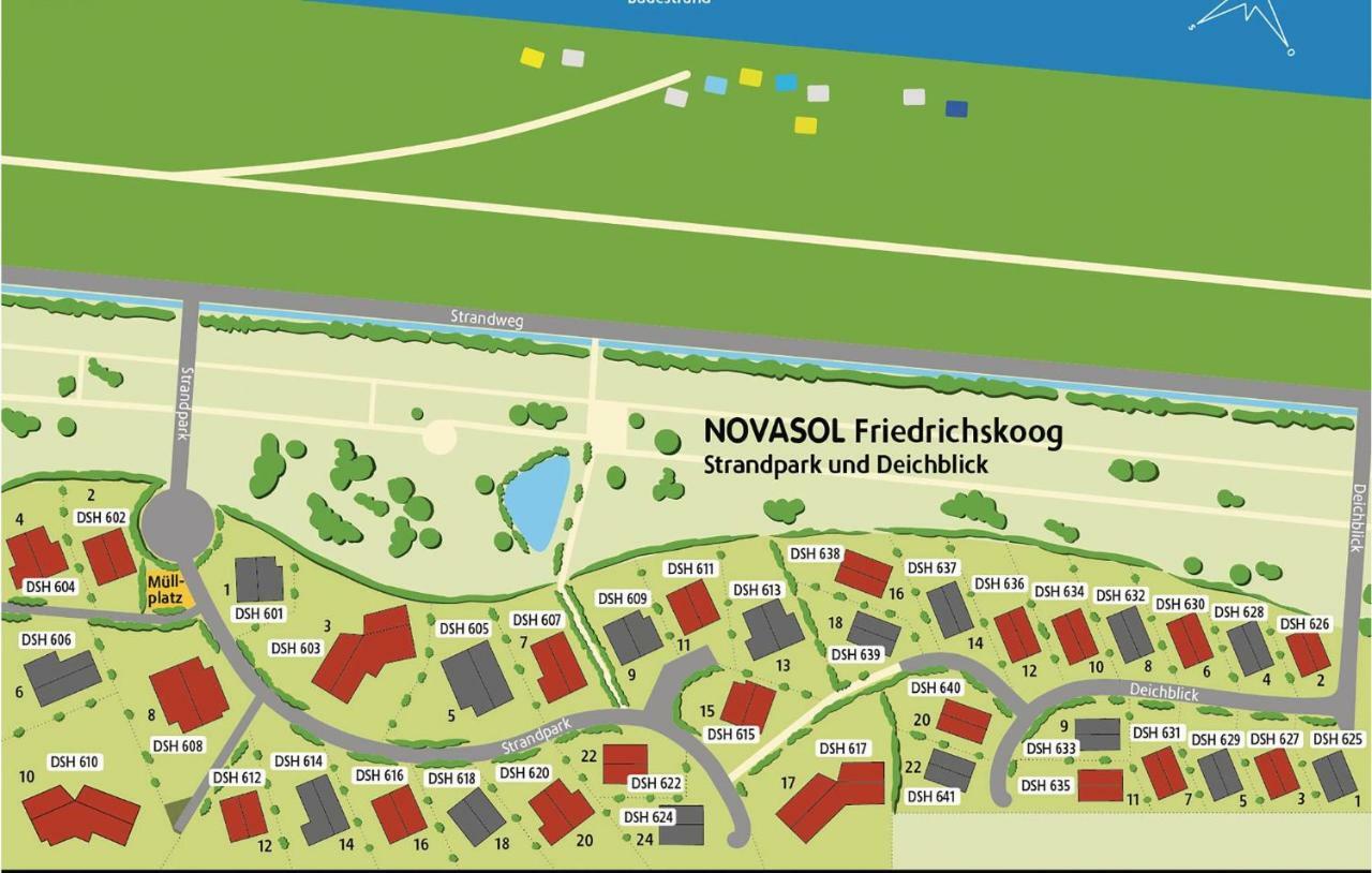 Villa Deichblick 7 - Dorf 2 Friedrichskoog Exterior foto